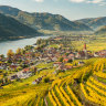 Cruise through Austria’s Wachau Valley, where you get eruptions of magnificent scenery.
