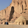 The site of the remains of the renowned Buddha statues in Bamiyan.