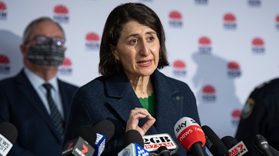 Gladys Berejiklian on Friday.