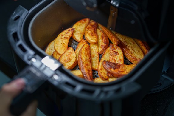 Home-made air-fryer chips are healthier than deep-fried and supermarket-bought oven fries.