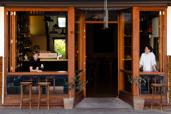 Stonefruit owners Alistair Blackwell and Karlee McGee.