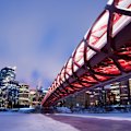 The iconic Peace Bridge … the Plus 15 Skywalk network has grown to more than 16 kilometres of elevated, climate-controlled walkways.