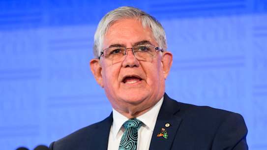 Minister for Indigenous Australians Ken Wyatt speaks at the National Press Club.