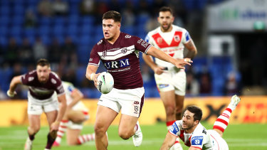 Manly’s Josh Schuster has incredible athletic ability.