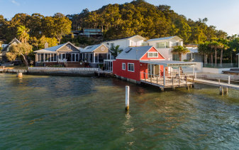 The waterfront home in Wagstaffe on Sydney’s Central Coast purchased by Bill Papas. 