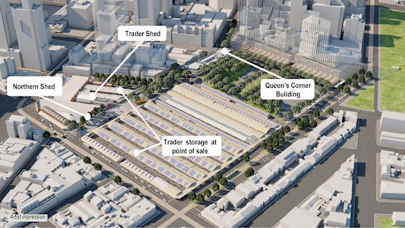 Plans to improve market facilities for traders.