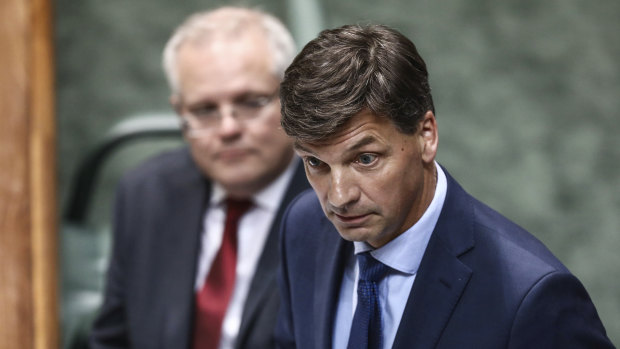 Energy Minister Angus Taylor insisted in Parliament that he relied on a document downloaded from the City of Sydney website.
