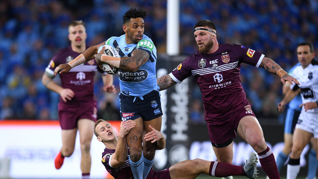 There were a flurry of first-half penalties in this year's Origin game three.