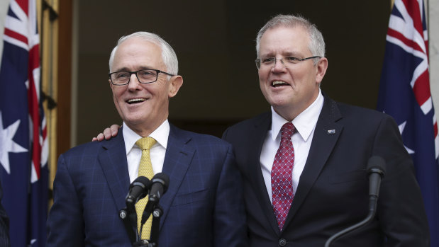 Prime Minister Malcolm Turnbull and Treasurer Scott Morrison on Wednesday. 