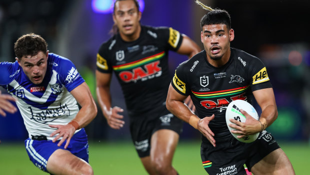 Taylan May has scored seven tries in four matches despite assault charges hanging over him.