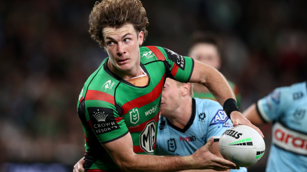 South Sydney centre Campbell Graham needed a pain-killing injection to play the Sharks.
