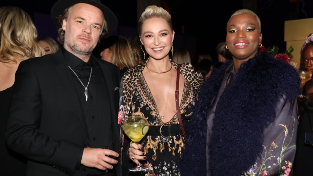 JP Jones, Camilla Franks and Khadija Gbla at Wednesday's InStyle Women Of Style Awards.