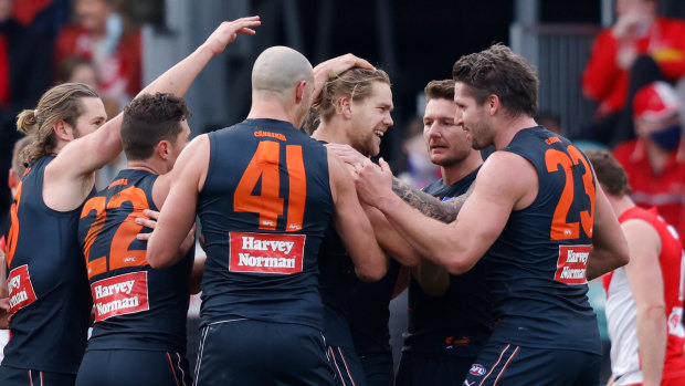 The Giants are in the familiar position of having their backs to the wall for their final against Geelong.