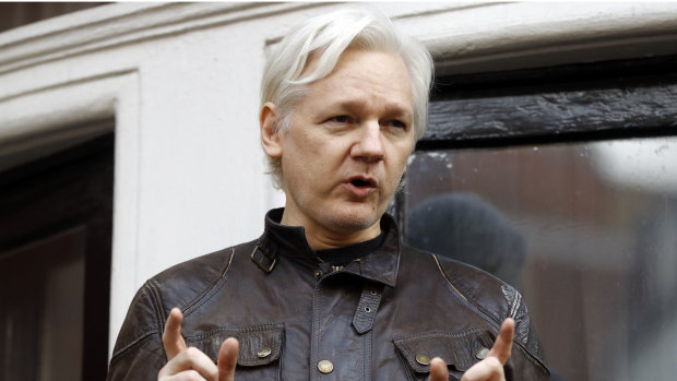 WikiLeaks founder Julian Assange. The website published the leaked emails.
