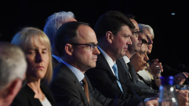 The AGL board at its annual general meeting in September.