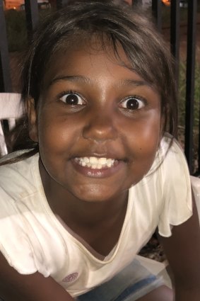 Topsy, one of the children  I met while in Broome, wants to be an artist when she grows up.