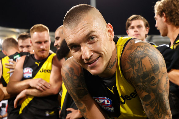 Richmond's Dustin Martin turned in another match-winning performance in Saturday night's grand final win over Geelong.