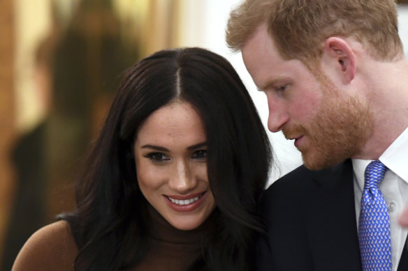 The Duke and Duchess of Sussex. The Queen has summoned Prince Harry to a family meeting.