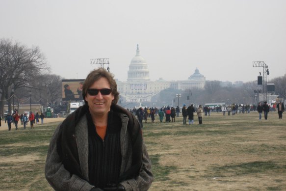 The author at Barack Obama’s first inauguration, which took place on January 20, 2009. 