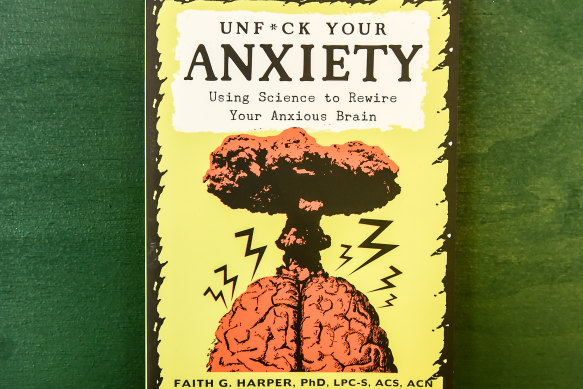 A book on sale at The Anxiety Shop.