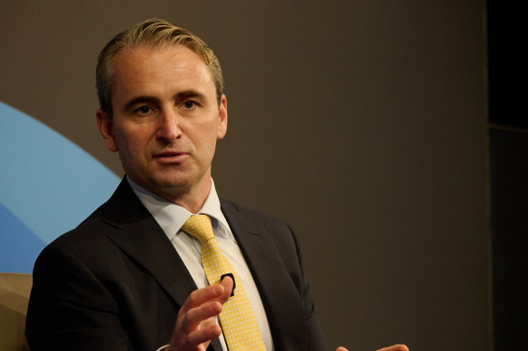 CBA chief executive Matt Comyn released the bank’s climate report on Wednesday. 