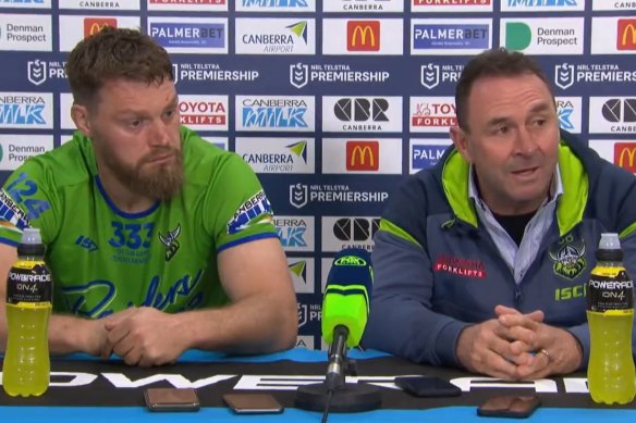 Ricky Stuart has been suspended for one match over comments he made about Penrith’s Jaeman Salmon last Saturday.