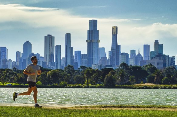 Albert Park has recorded the steepest decline in house values over the past three months. 
