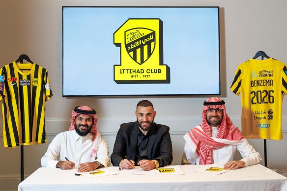 Karim Benzema will play for Al-Ittihad next season.