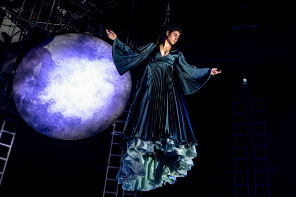 Montaigne will sing, as well as do aerial work in Holding Achilles.