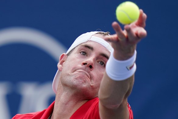 John Isner in August.