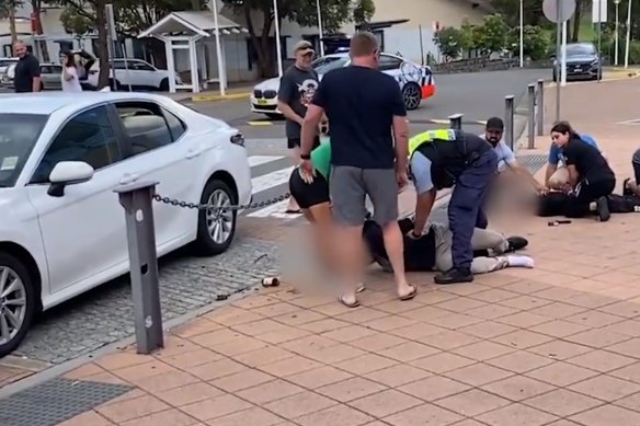 Members of the public performed a citizens’ arrest at Glenmore Park.