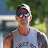Ben Roberts-Smith reporting to a police station in NSW under his bail conditions earlier this week.