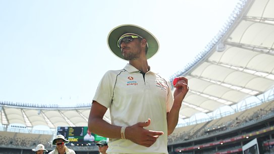 Back with the squad: Mitchell Starc.