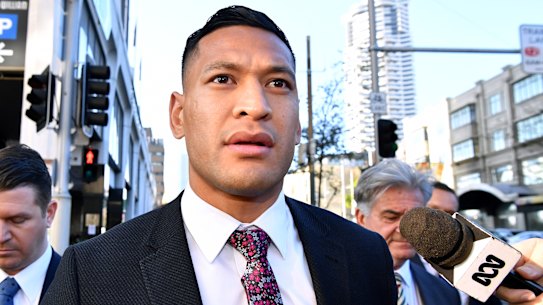 Ex-Wallaby Israel Folau.