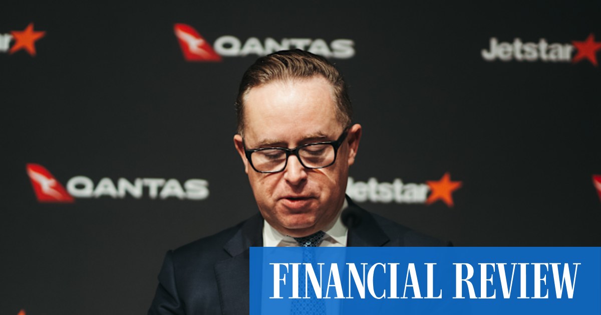 Alan Joyce's lines aren't landing any more - Vimarsana News