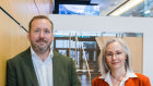 Australian Signals Directorate director general Rachel Noble and Microsoft Australia national security officer Mark Anderson.