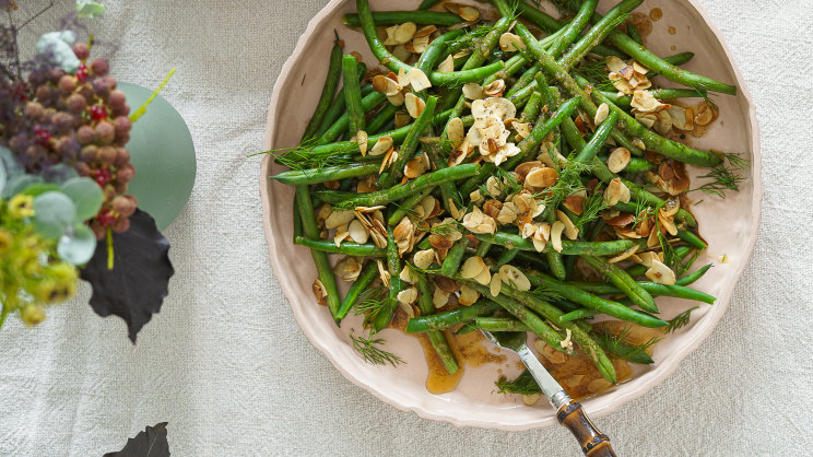 green bean salad with lemon dressing Lemon Butter Green Beans and Peas Salad