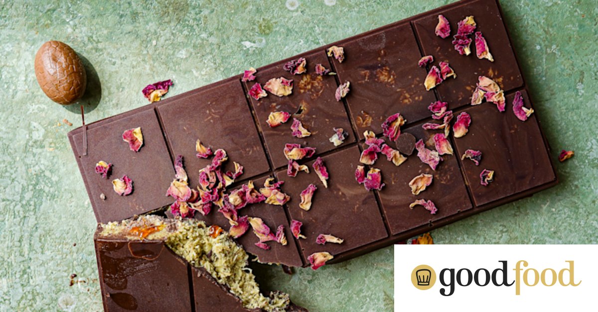 Dubai chocolate bar recipe with Turkish delight Easter eggs