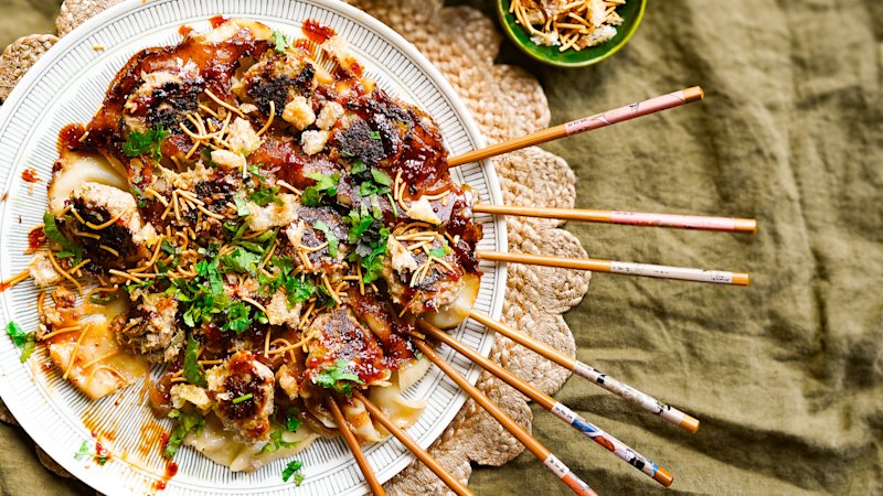 Ridiculously delicious fold-free dumplings