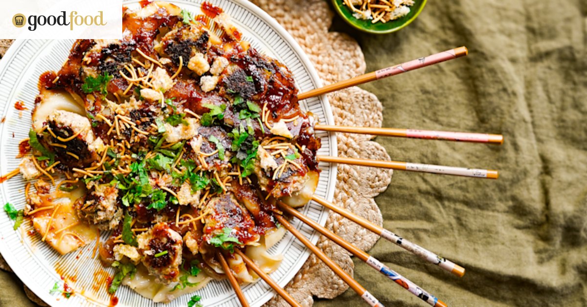 Easy fold-free pork dumplings recipe