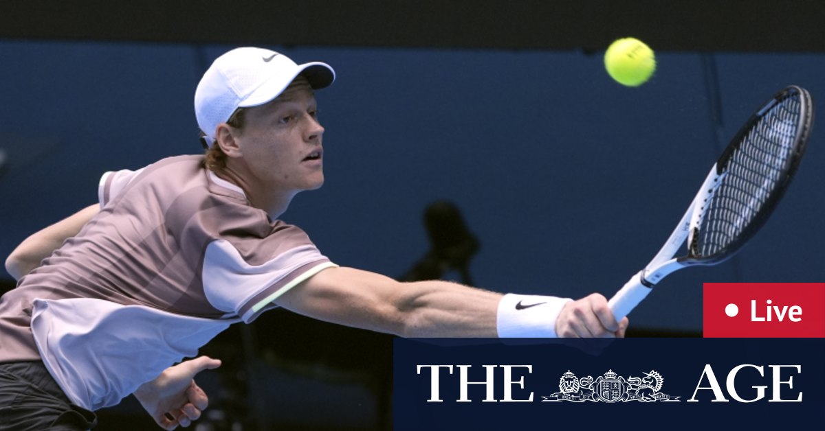 Australian Open 2024 LIVE updates Sizzling start for Sinner, while