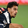 Daniel Arzani in action for Melbourne Victory last week.