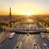 A visualisation of the Paris 2024 Olympic Games opening ceremony.