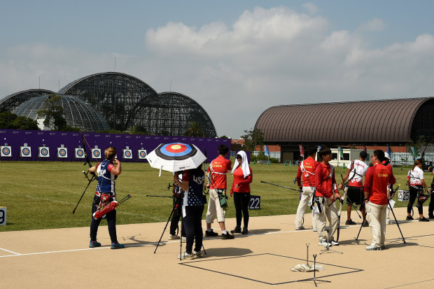 Yumenoshima Park Archery Field.