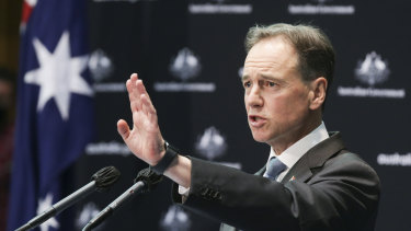 Minister for Health Greg Hunt.