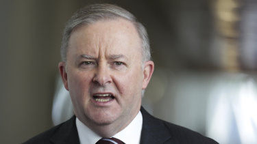Anthony Albanese says Labor's emissions reduction target is no longer feasible.