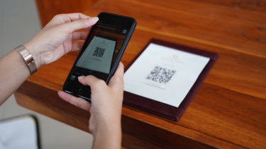 A touchless world: QR codes turn analogue transactions into digital ones. 