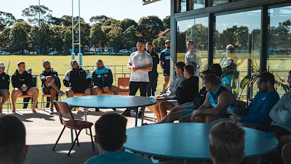 Gallen at the Waratahs' Daceyville camp on Thursday. 
