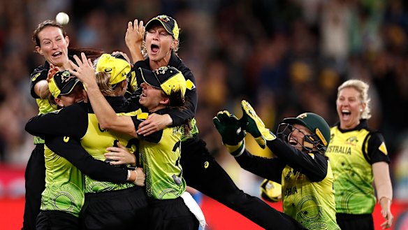 Australia's women's cricket team: sponsors are viewing women’s sport as having less potential for reputational risk than the scandal-plagued men’s codes.