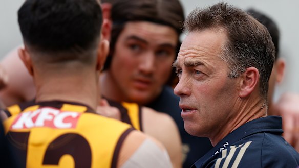 Former Hawks coach Alastair Clarkson. 